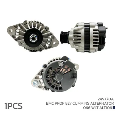 İthal 066WLT.ALT106 Alternatör 24v 70a Bmc Prof 827 Cummins 8600017 LRA03812 8600504 553355RI 8600050 4000590 8600407 8600154 MDA3946 5282841