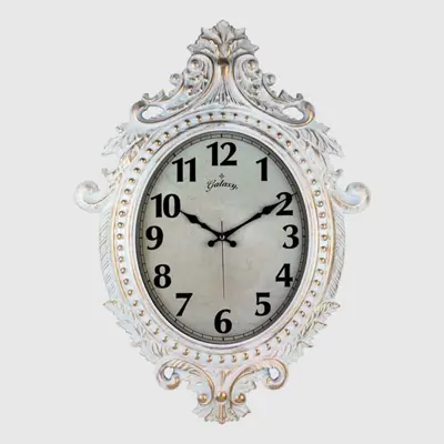 İthal 731-G (731-Ba) Duvar Saati Gri Çerçeve (Çap:73cm X 54cm)... SAAT 731 G