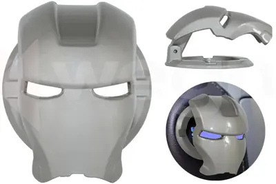 İthal AC01-005 Iron Man Start Stop Koruyucu Kapak Gri AKSESUAR