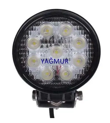 İthal LWL-C09 9 Led Projektör Çalişma Lambasi Yuvarlak 27w. 3000951306 623312700 821463