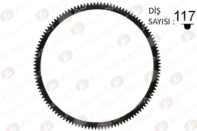 İthal VD151550 Volant Dişlisi R12 (117 Diş) 7700520332