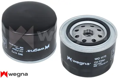 İthal WO1173 Yağ Filtresi Lada-R12 1300-R9 (81-89)-R12 (69-80) ... 7700673219 897321 7700538153 WL7168 5006946 224788 7701415049 LF105 5005097 2311401