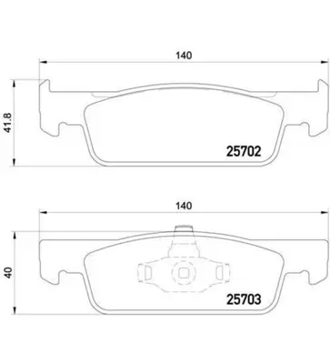 KALE  22525 169 15 ANS  Ön Fren Balatasi Renault Clio Iv 12> Symbol Iii... MBF015302 410604682R 500093 2252516905 MDB3930 VBP7862 ADB02316 BBP2408 2252501 N09849