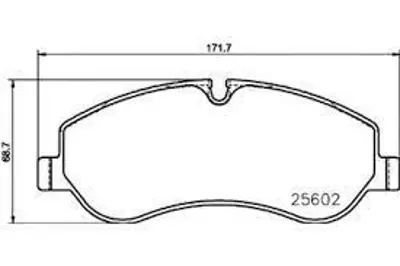 KALE  25602 174 04 ANS  Ön Balata Ford Transit V363 14> -Transit Custom... 1842632 6982HPS 252560217 ADB22142 RAP1228 8DB355020691 T2269 1763915 LBP2062 50916955