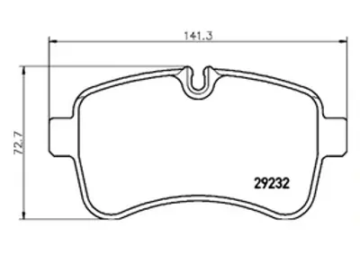 KALE  29232 210 14 MSH  Arka Balata Iveco Daily Ii-Iii 06=> 42555917 7270 191097 6019012 128200 ADB01617 JQ101224 8DB355005551 541735 LP2040