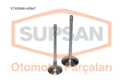 SUPSAN  VT40946-40947 Subap Emme-Egzoz (16ad) Passat-Golf V-Jetta-A3-A4 ... 06D109601K 06D109611L