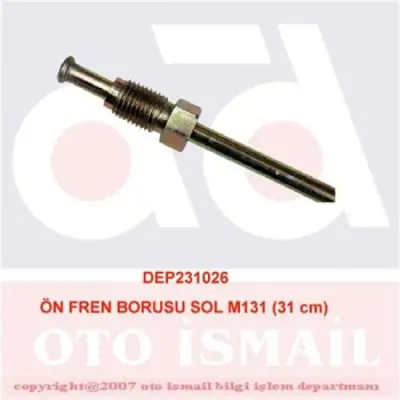 DEPAR 1026 Ön Fren Borusu Sol M131 (31 Cm) TYPEB50X30X25