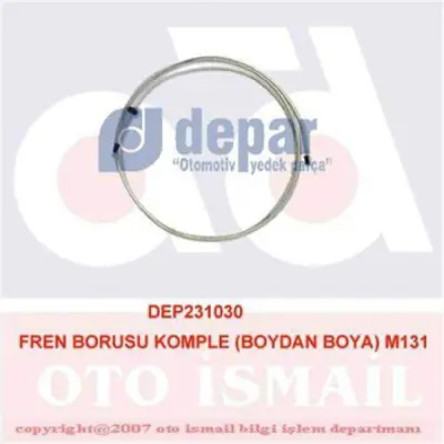 DEPAR 1030 Fren Borusu Komple (Boydan Boya) M131 3000951306 623312700 821463