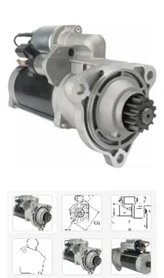 İthal B F032114073 Marş Motoru Bova 122 12.9 Mx300 01-10-2006 -,Bova 131 12.9 Mx340 01-07-2007 -,Bova 130 12.9 Mx340 Sy STR8150 0986021490 1604246 1667205 1688720 1986S10045 0001241006 0001241015 0001241020 STR2414 STR24