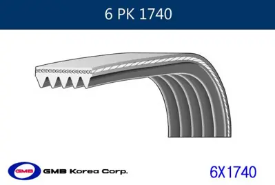 GMB 6PK1740 V Kayısı 3733029100