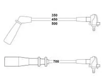HELLUX 3611 Buji Kablosu Corolla 92-97 1,3 12v Karb.(2e) 