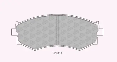 BESER 3700 Ön Balata Elantra 91-00/Sonata 90-02/Altima/Magentis 01- 2,0/Rexton 08- 2,7 