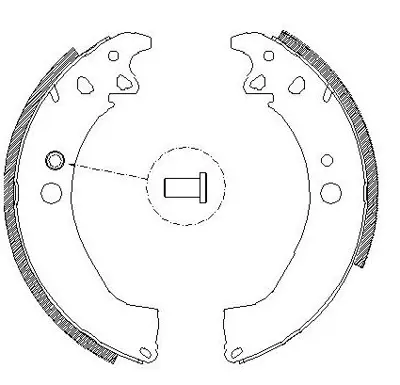 BESER 21573 Arka Fren Balatasi ( Pabuclu ) Karsan J9 