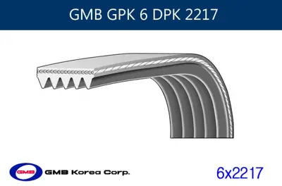 GMB 6DPK2217 Kanalli V Kayisi Viano W639 10> Vito W639 10> Sprinter 06- 