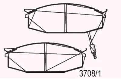 İthal 3708/1 Ön Balata Bmc Levend 03- Ym. 