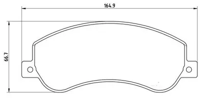 İthal 3906 Ön Balata Amarok 10- 2,0/V347 06-14 (155ps-Arkadan Çekiç) 2,2-2,4-3,2tdci (Aksesuarli-Ikaz Fisi) 
