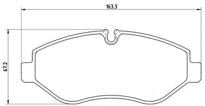İthal 3965 Ön Balata Iveco Daily Iii 06- 2,3-3,0 (3,5 Ton Üzeri) (Fissiz) 