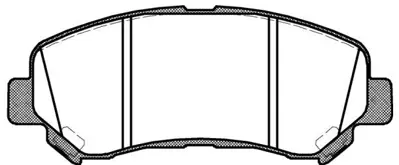 İthal 4143 Ön Balata Kadjar 15- Koleos 08-13 2.0dci/Qasqhai 07-14 1.6-2.0dci/Navara-Pathfinder 06-14 2.5dci 