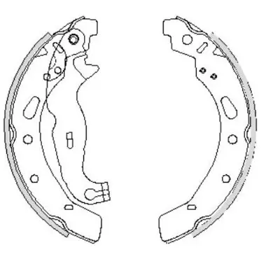 HITECH 020048 Arka Balata Mazda 2 07-15/Mazda 3 13->/Fiesta Vi 08-> (Kampana) 