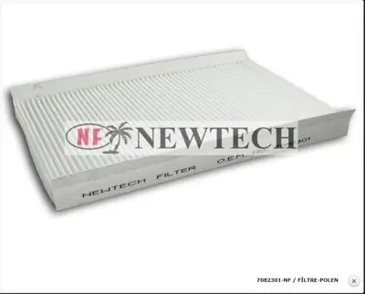 NEWTECH NEW-7082301-NF Polen Filtresi Palio/Siena/Albea 96- 1,2-1,3jtd-1,41,5-1,6-16v-1,7jtd-1,7d(Tüm Modeller) 