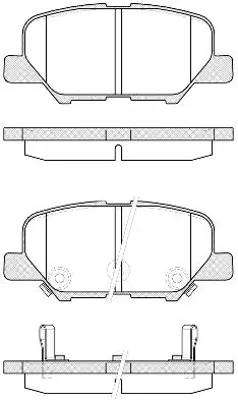 HITECH 010257 Arka Balata Outlander 12-/Asx 15- 1.6did/Asx 10- 1.6 Mivec/Mazda 6 13- 2.0 