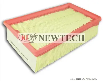 NEWTECH J16546-JD20B Hava Filtresi Qashqai 07-13 1.6 Benzinli/Qashqai 08- 2.0d/X-Trail 07-/Koleos 08- 2.0d 