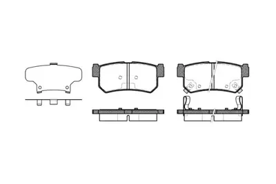 HITECH 010300 Arka Balata Ssangyong Actyon Ii 12- 2.0/Korando 10- 
