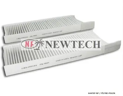NEWTECH NEW-6447XF-NF Polen Filtresi Partner Ii Tepee-P3008-P5008-Berlingo Ii-C4-Picasso 08-/Ds5 11- 