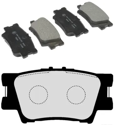 HITECH 010218 Arka Balata Yaris 06->/Rav4 07->/Camry 06-> (D2269) 