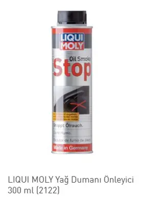 İthal 2122 Oil Smoke Stop-Motor Duman Önleyici 200 Ml ---Tek Satilir--- 
