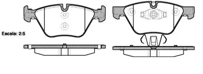 HITECH 010139 Ön Balata Pathfinder 97-04 3,3-3,5-R50/X-Trail 03-07 2,0 (D1260) 