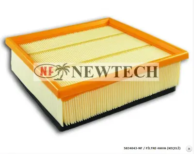 NEWTECH NEW-5834043-NF Hava Filtresi Doblo 10-/Linea 07-/Punto 05-/Mito 08-/Combo 12-/Corsa D 10-/1,2-1,3-1,6-1,7d Süngerli 