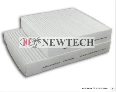NEWTECH NEW-6447VY-NF Polen Filtresi P207 07-P208 12-/P2008 13-/C3 09-/C3 Iii 16-/C4 Cactus 14-/Ds3 10- (Çiftli) 