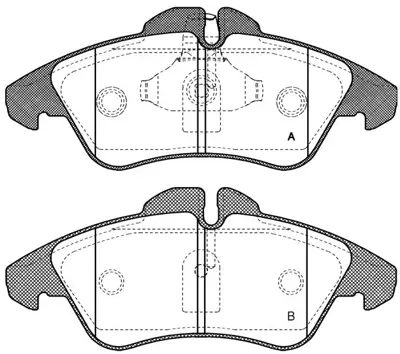 İthal 3567 Ön Balata Volt Lt28-Lt35-Lt46 95-06/Sprinter 2,5 Tdi 95-06->/ Vito 96-03 