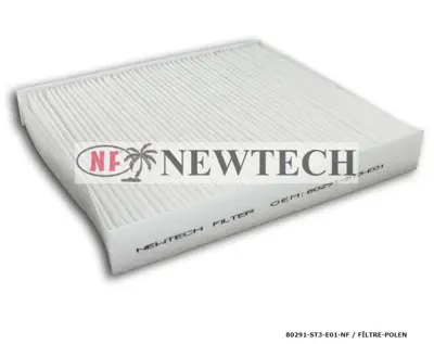 NEWTECH J80291-ST3-E01-NF Polen Filtresi Civic 96-01/Crv 97-01/Lancer 09- (Cy2a-Cy3a)/Asx 09-/Outlander 09- 