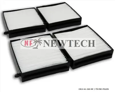 NEWTECH JCB12-61-J6X-NF Polen Filtresi 626 98- 