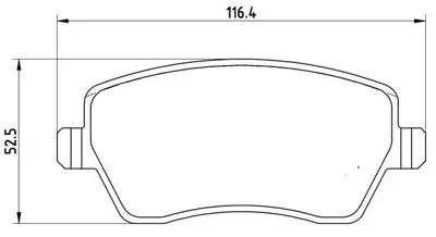 İthal 3983/1 Ön Balata Clio Iii-Modus 05-/Logan 07-/Accord Vii 03- 2,0/Micra 03-/Swift 05-/Note 06- 