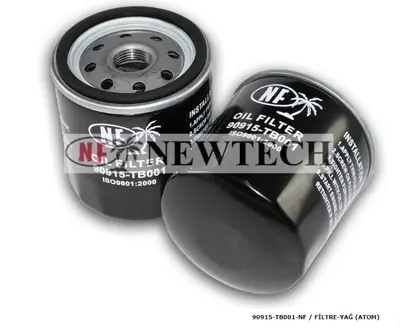 NEWTECH J90915-TB001-NF Yag Filtresi Corolla 05-09 1.4d/Auris 07-09 1.4d/Yaris 01-11 1.4d/Hilux 06-14 2.4d 15-2.4d/Golf-Polo 