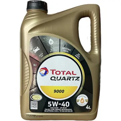 ELF 172941 Quartz 9000 5w40 4 Lt (4)   (Total) 