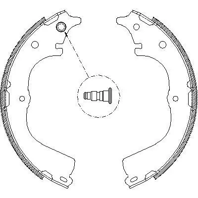 HITECH 020097 Arka Balata Hilux-Hiace 90-97 2,0-2,4 (Kampana) (K-2317) 