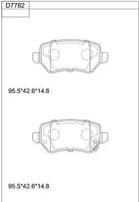 HITECH 010217 Ön Balata Yaris 06- (Arka Balatasi Kampana)/Prius 12- Abssiz 