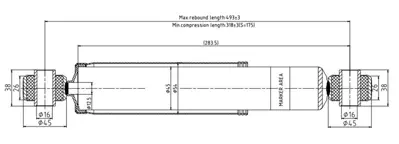 VOTTO A-1043G Amortısor Arka  - Fıat   Ducato 1.9q - 2.0q 1994-2006 1303682080 1317535080 5206C3 5206C0 1329683080 5206C1 5206P8 1347238080 1329684080 1318946080
