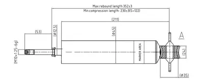 VOTTO A-2112G Amortisor Ön Sag/Sol -Mitsubishi  L200 98/05  2wd    Gazli M490I180 MR267700 344389 JGT1070T MA50071 C22592 MM50071 63302790 82776FU 30D43A