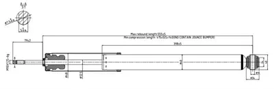 VOTTO A-2217G Amortısor Mercedes W203 02,07-A209 03,10 Arka Gazlı 2033262300 E5111 2033200131 2033200031 2033261000 A2033261000 E5098 2033260600 2033200331 A2093261200