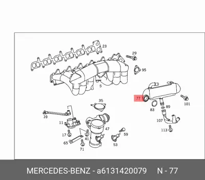 MERCEDES A6131420079 Manifold Dağıtıcı A6131420079