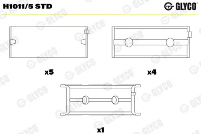 KOLBENSCHMIDT 37056600 Ana Yatak Std Corsa D (S07) - 1.3 Cdtı (L08, L68) - A 13 Dtr Euro 5 46797915 46797873 46797870 71732990 71753747 71732989 71732988 71732983 71732982 46809743