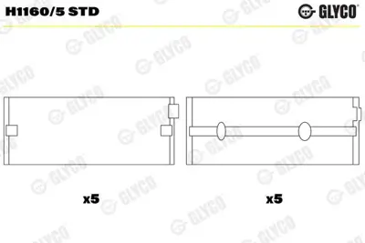 SAHIN AN5311-STD Ana Yatak Std  Isuzu-D.Max-2.5.Ditd-4ja1,4ja1.T  8-94314-314-0