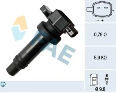 SWAPP 10115 Ateşleme Bobini Accent Blue 1.4 Cvvt 12 > - Accent Blue 1.6 Cvvt 12> - I20 1.4 Cvvt 08>15 - I30 1.6ı 273002010 273002B010 2730128010 273012B000 273012B010 273012B10 CL584 SE600B
