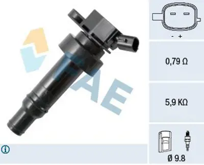 SWAPP 10117 Ateşleme Bobini I30 Gd 1.6 Gdı G4fd G4fc G4fg 11>17 - Ix35 Lm 1.6 Gdı G4fd 10> - I40 1.6 Gdı G4fd 11 273012B100 273012B110 CL926 YR600D