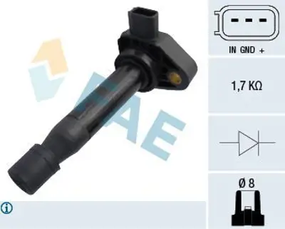 SWAPP 10119 Ateşleme Bobini Accord Vı 3.0 V6 Cıvıc Vıı 1.4ı 1.4ıs 1.6ı 1.4 1.6 1.7 01>06 12582000 12655956 12855 1641087Z05000 17820M79F11 1782185580000 17920M79F11 30102P8EA01 30500PTZ005 30510P73A01